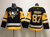 Youth Pittsburgh Penguins #87 Sidney Crosby Black Adidas Stitched Jersey,baseball caps,new era cap wholesale,wholesale hats